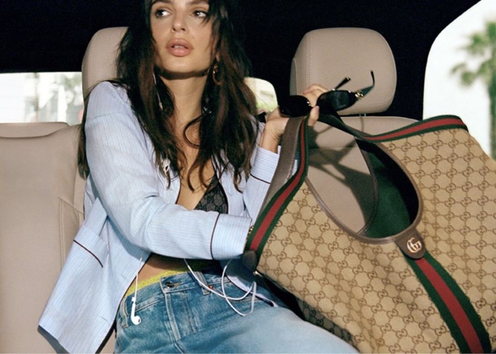 Gucci Giglio large tote bag чанта