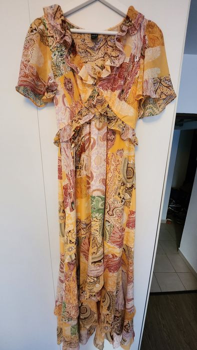 Rochie eleganta lunga de voal