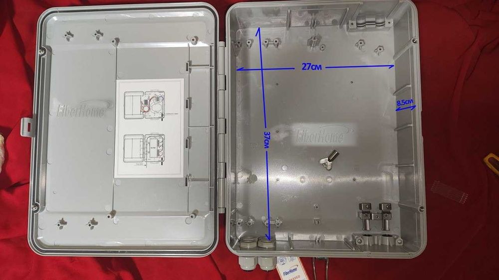 Abs plastik korobka yashik quti byd li germobox fiberhome