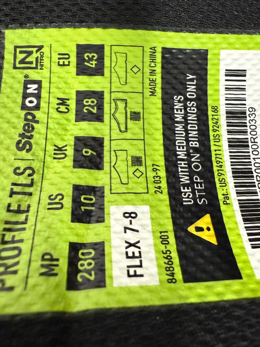 boots noi nitro profile tls step on mondo 28 europa 43