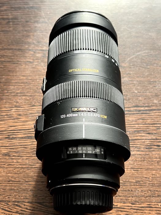 Teleobiectiv Sigma 120-400mm f/4.5-5.6 DG APO OS HSM Montură Canon EF