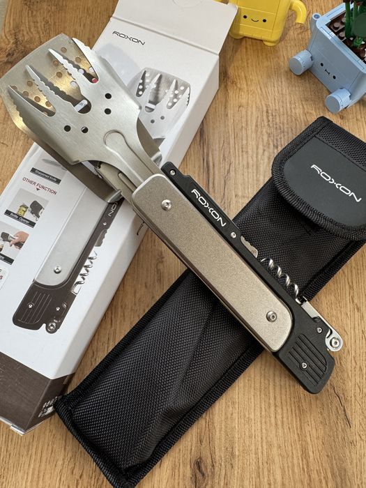 Set grătar Roxon S601 / NOU / BBQ / Multitool / EDC