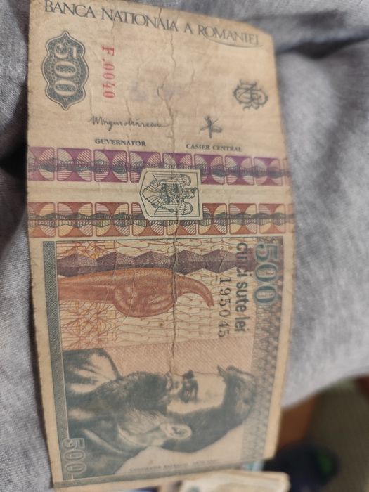 Bancnota de 500 lei anul 1992