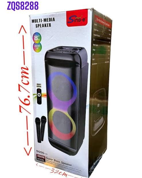 БЕПУЛ Доставка, Караоке Колонка ZQS8288+2 та Симсиз Микрофон, Kalonka