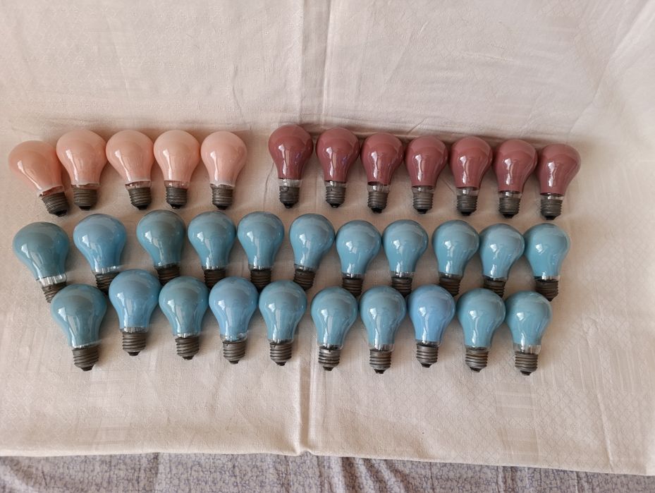 Синие и красные лампы СССР