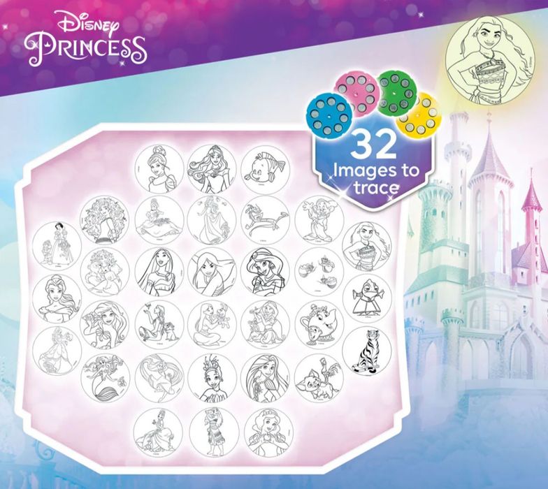 Проектор за рисуване Disney принцеси