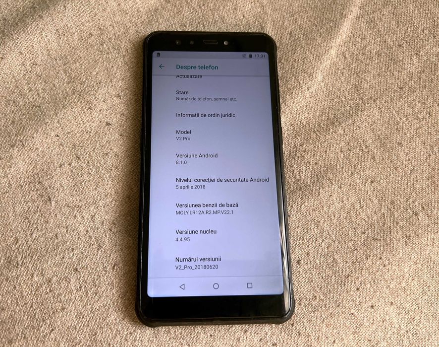 Telefon Vernee V2 Pro 4G 6GB RAM, 64GB rezistent santier