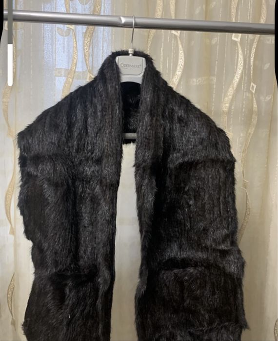 Норковый платок с карманами