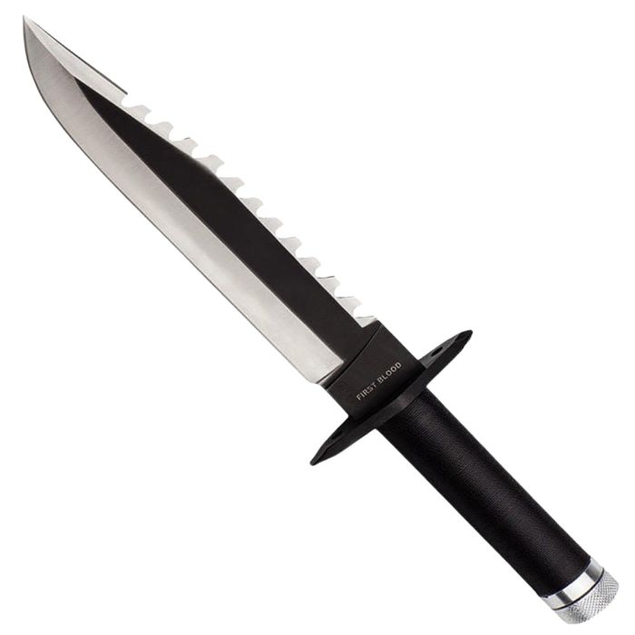 Set doua cutite de vanatoare, Tactical Knife, Otel inoxidabil, Negru