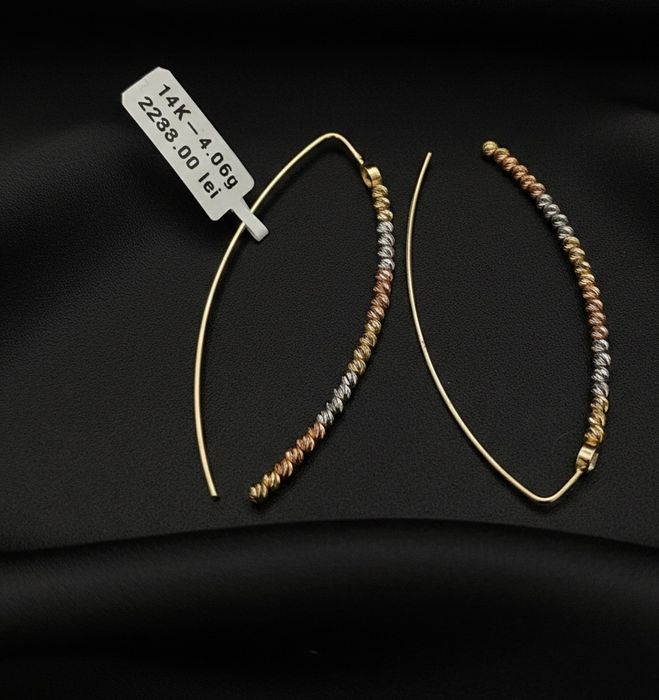 Cercei aur 14k 4.06gr