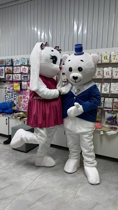 Тедди мишка  и Зайка Аниматор