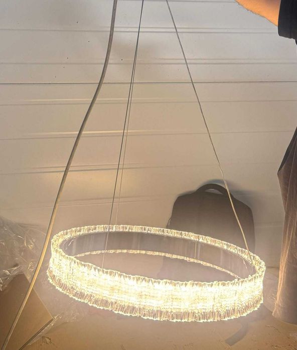 Светодиодная LED люстра VENERA 65W Chrome (Новая со склада)