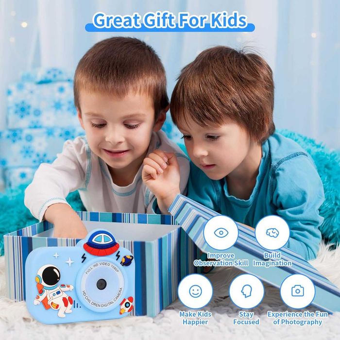 Camera Pentru Copii Foto/Video Micro SD 32GB inclus