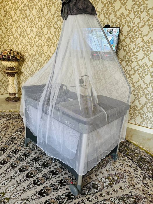 Детская кровать, лулка и манеж. 3 в одном