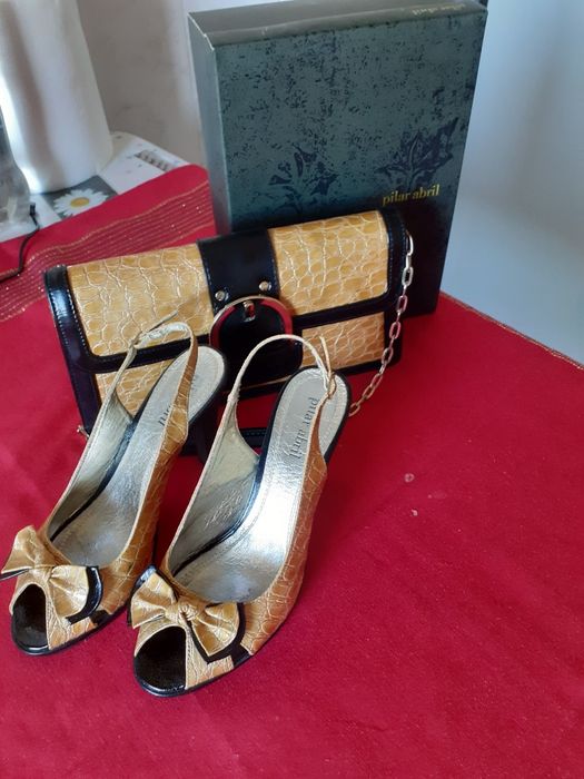 Pantofi și geanta deosebite de ocazie