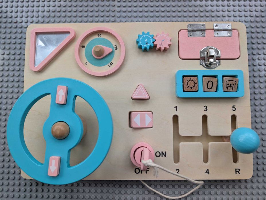 Joc Montessori, Panou de activități tip Bord Auto