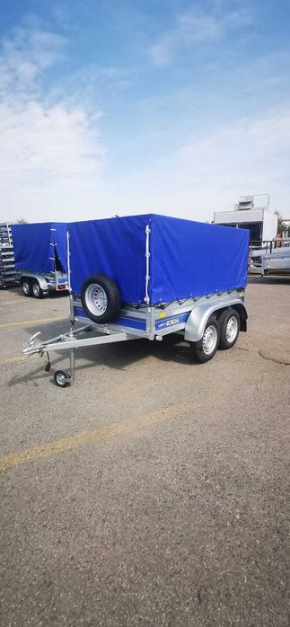 Remorca Cluj/ SUDATA, 2 Axe * 750 Kg: Dimensiuni 232 (250)*135 cm !