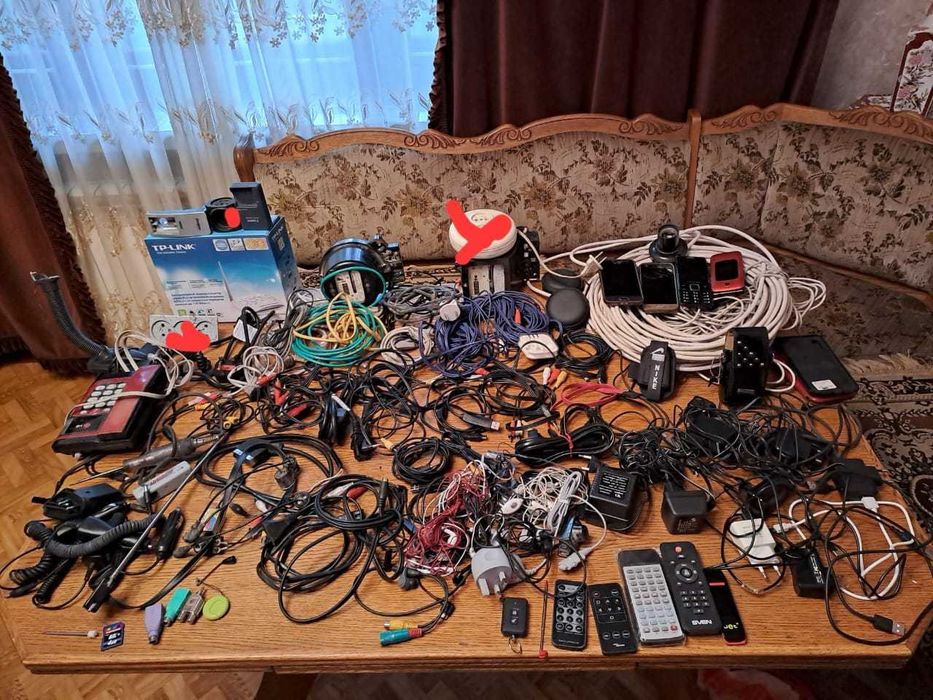 Провод для  спутникового  телевидения и другое