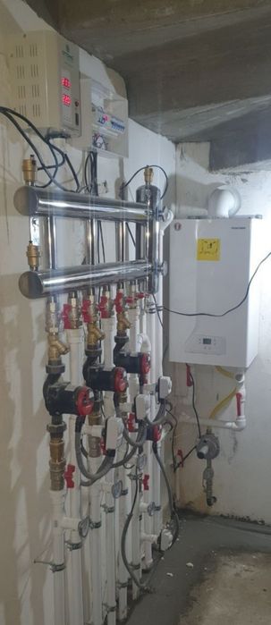 Ремонт котёл двухконтурны Установка профилактика