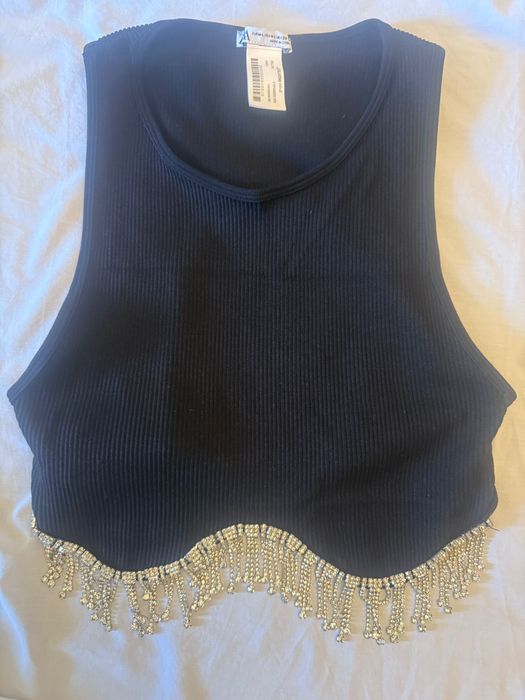 Zara безшевен топ