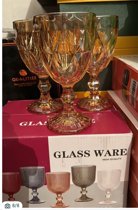 Фужеры,бокалы хрустальные