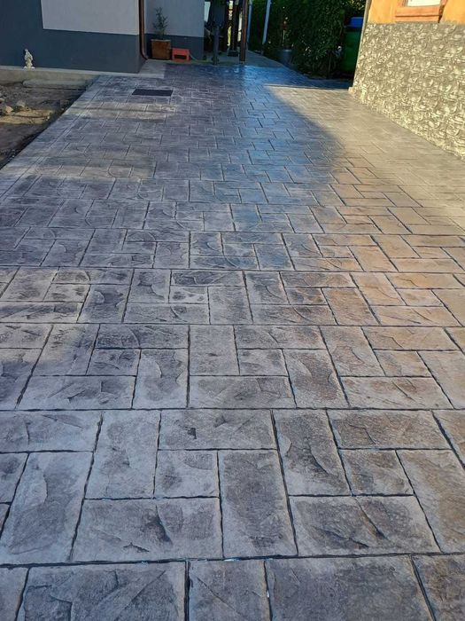 Executam beton amprentat în toată tara