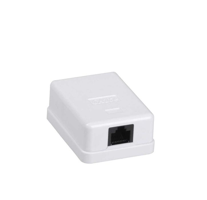 | Розетка накладная RJ45/RJ11 1 порт UTP Cat5e