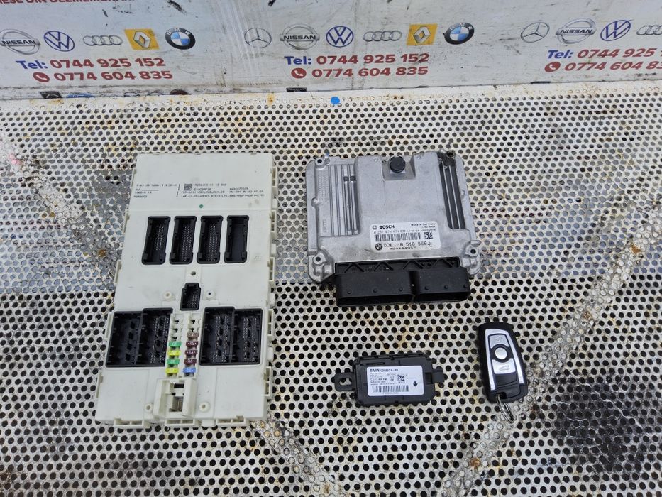 Kit Pornire BMW F30 2.0 f31 cutie manuala ecu cod 8518568 cheie modul