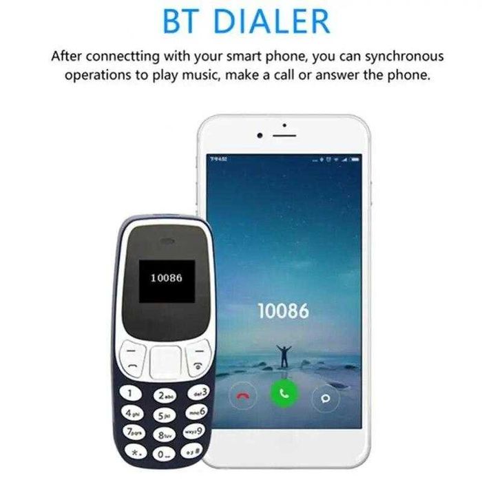 Mini Telefon Dual-Sim Cu Butoane