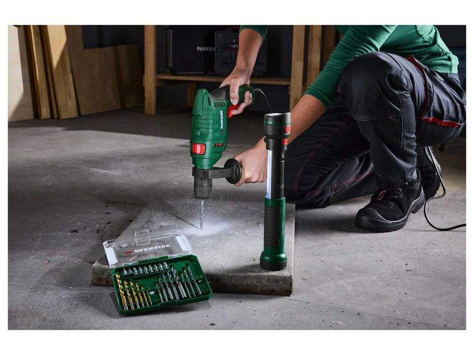 Ciocan rotopercutor PARKSIDE PSBM D5,bormasina  c percutie 500W pistol