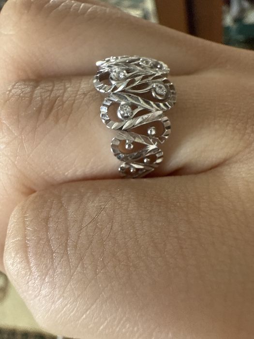 Серебро кольцо от кари оригинал, 925проба