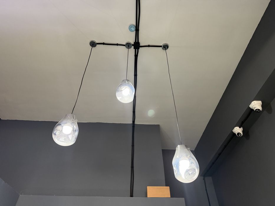 Люстра плафоны капли