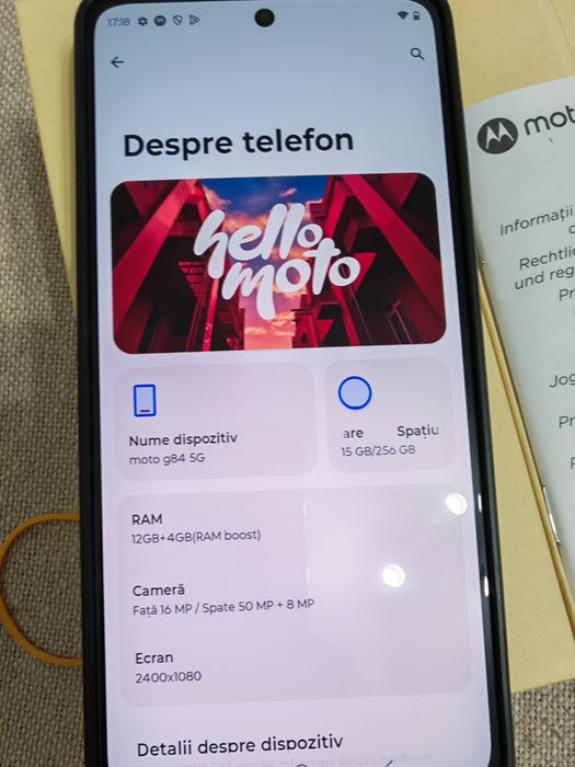 Motorola G84 5g   12/256gb