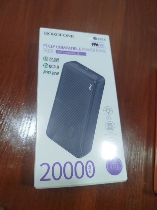 Power bankla sifatli. Dostavkayam bor