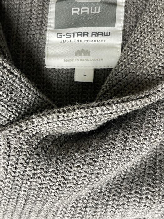 G-Star Raw - Мъжка плетена жилетка / пуловер - 10/10