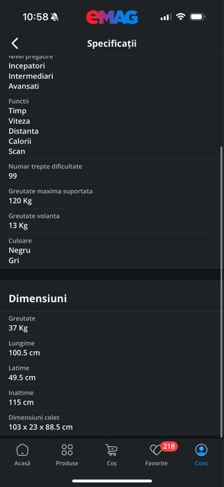 Bicicleta spinning / fitness