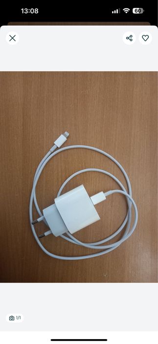 Зарядка айфон оригинал