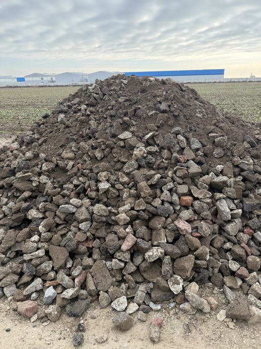 Beton concasat pentru drum