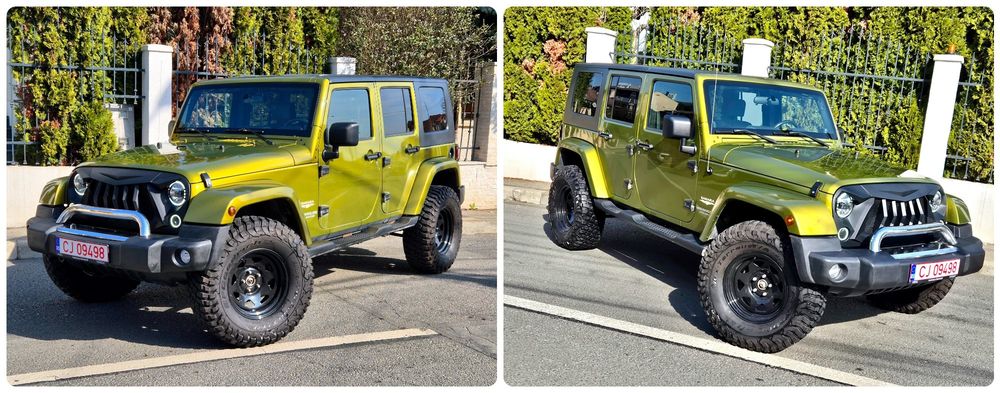 Jeep Wrangler- 2.8 automat- Hardtop- Softtop-MT 35"-Impecabil
