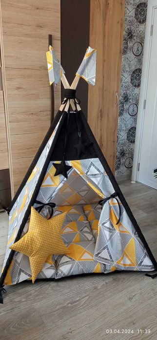 Детска индианска палатка "типи"-НАЛИЧНА!!!