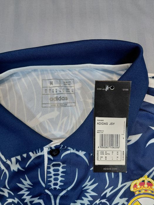 Tricou echipa fotbal Adidas albastru