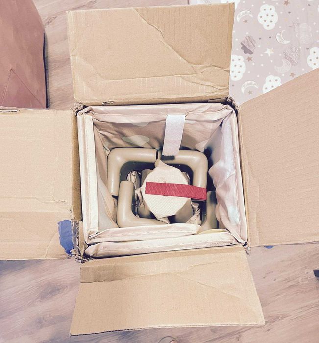 Кошара за игра KikkaBoo - Enjoy, Beige Bear + матрак