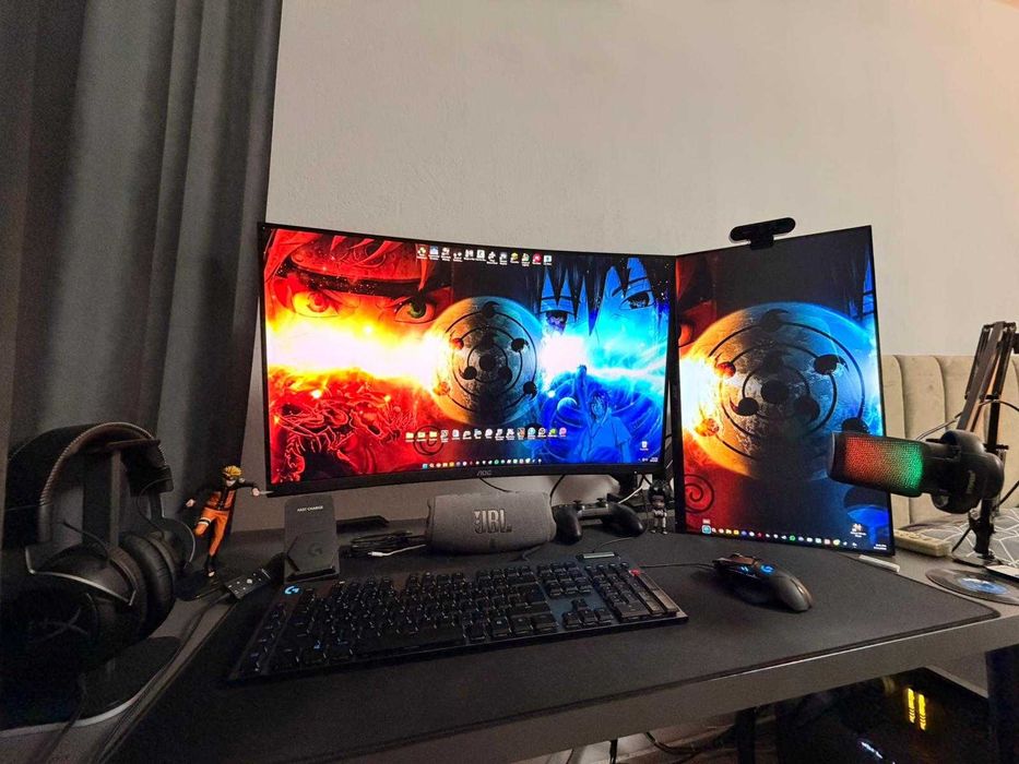 Pc Gaming Ryzen 5 5600 +nvidia RTX 3070 + Monitoare + Accesorii