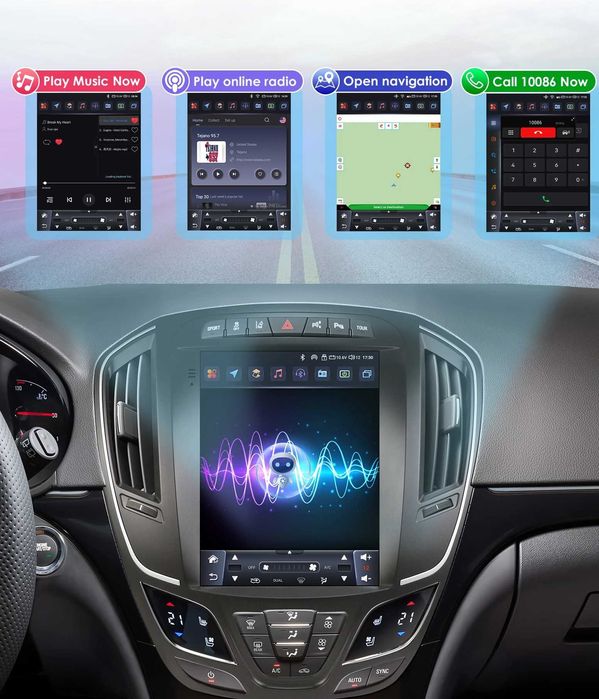 Мултимедия за Opel Insignia навигация вертикална Android вертикална