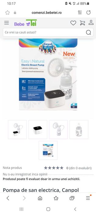 Pompa de san electrica Campol Easy & natural