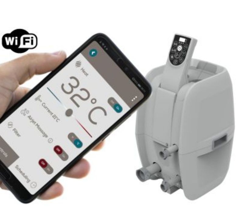 НОВО Суперлуксозно надуваемо джакузи MALDIVES hidro 2.01м-2.01-80см