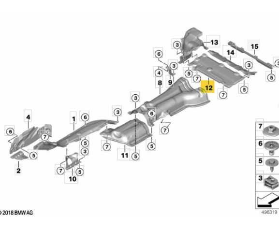 Scut termic toba finala original Bmw X3 G01 X4 G02