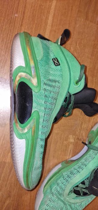 Adidasi baschet Nike Jordan Air Zoom, verde, sala, 45