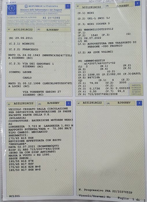 MINI COOPER D/ мини купър n47c16a bmw