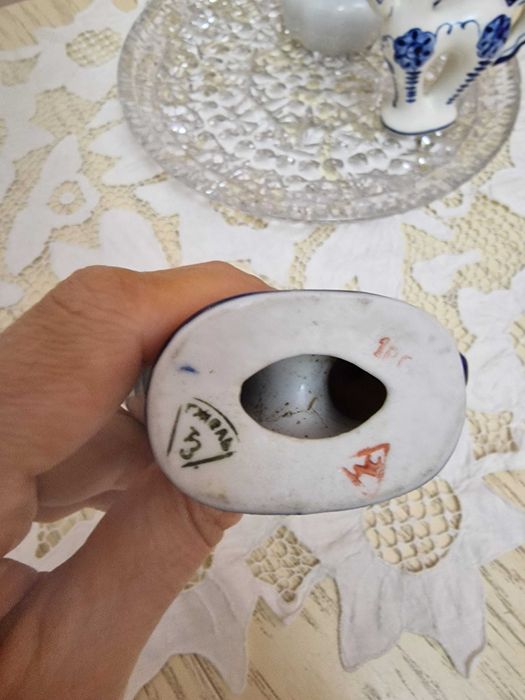 Статуэтки лошадки. Гжель СССР. Пара